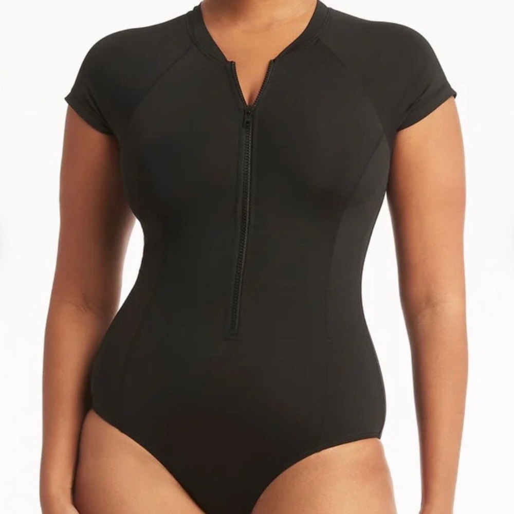 Sea Level Eco Essentials Short Sleeve Multifit One Piece
